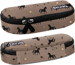 Paso penar școlar cu un singur compartiment maro cu unicorni