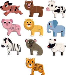 Vilac Magneți din lemn Animale Amuzante