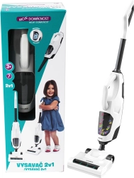 Aspirator electric vertical pentru copii, 2 în 1, cu baterii