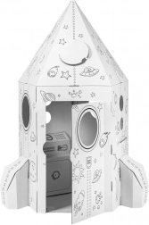 Racheta de carton pentru copii, construcție proprie