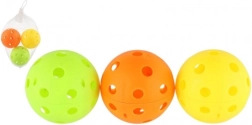 Minge de floorball 3 bucăți plastic 7 cm în plasă