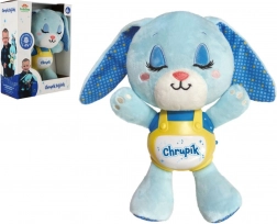 Iepurașul Chrupík – jucărie de adormit cu lumină și sunete pe baterii pentru copii 6m+