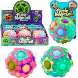 Puzzle magic cu bile care luminează în întuneric