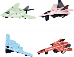 Avion metalic cu propulsie inversă de 11 cm