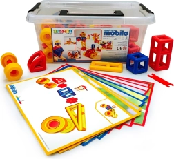 Set de construcție Mobilo 86 piese – set creativ de construcție pentru copii