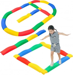 Traseu senzorial pentru echilibru 16 plăcuțe cu suporturi antiderapante