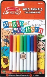 Melissa & Doug carte de colorat magică – animale sălbatice