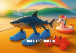Puzzle BrainRots: Tralalero Tralala 200 piese
