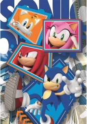 Puzzle SONIC THE HEDGEHOG – prieteni 104 piese