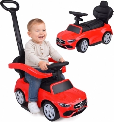 Mercedes – mașinuță de împins și vehicul tip ride-on 2în1 pentru copii, roșu