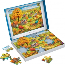 Puzzle EUROGRAPHICS Connecting Pieces: Viață liniștită 24 de piese