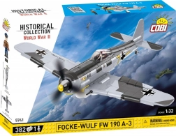 Set construcție Colecție Istorică WWII Focke-Wulf FW 190 A-3 382 piese