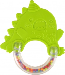 Zornăitoare și suzetă de ros în formă de dinozaur pentru bebeluși