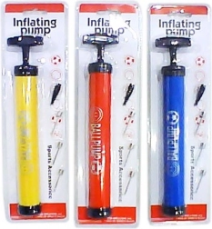 Pompă manuală pentru mingi cu ace