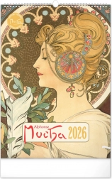 Calendar de perete Alfons Mucha 2026