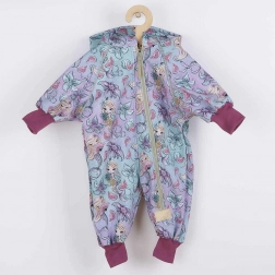 Salopetă pentru bebeluși din softshell New Baby Sirene