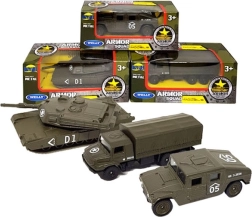 Model auto metalic 1:60 Welly – mix vehicule militare și clasice