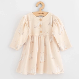 Rochiță din bumbac pentru copii New Baby Găscuțe