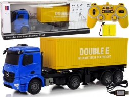 Camion mare R/C Mercedes Arocs Blue 1:20 Container, lungime 58 cm