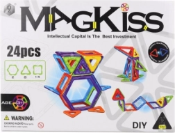 Set de construcție magnetic MagKiss 24 buc