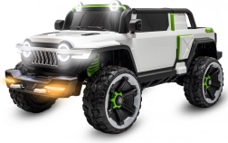 Mașinuță electrică pentru copii Baby Mix Flexible albă