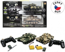 Tancuri cu telecomandă MaDe 2 bucăți cu șenile mobile