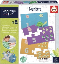 Puzzle educativ și joc Learning is Fun: numere