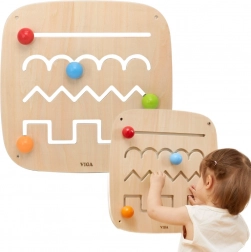 tablă de perete din lemn cu labirint VIGA