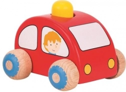 Mașinuță de lemn cu claxon