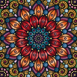 Puzzle pătrat Q Gold – model IV, 72 piese