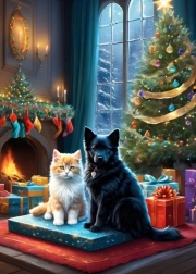 Bluebird Puzzle Așteptând Crăciunul 300 piese