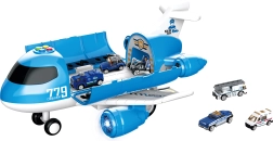 Stație aeriană cu efecte de lumină și sunet 40 cm cu 6 mașinuțe