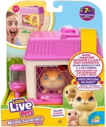 Figurină Little Live Pets - Mama Surpriză Mini hămster