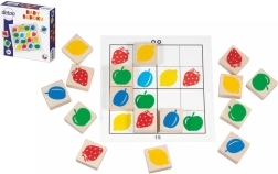 Sudoku pentru copii din piese din lemn