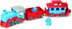 Green Toys tren albastru din plastic reciclat