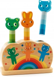 Jucărie din lemn Animale Săltărețe Djeco