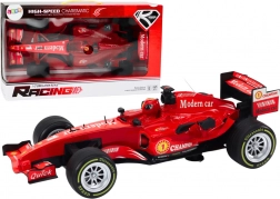 mașină de curse roșie 1:12 cu sunete și lumini