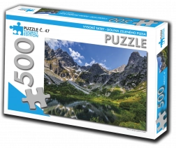 Puzzle Ediția Turist Vysoké Tatry – Valea Lacului Verde 500 piese