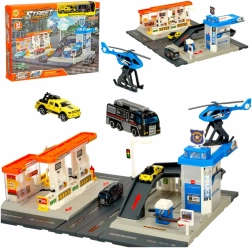 Jucărie pentru copii - Set Stație și Parcare Polițienească