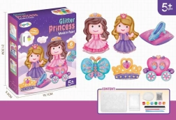 Set DIY de magneți pentru frigider cu prințese de colorat
