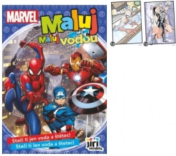 Cărți de colorat cu apă A5 MARVEL 15 × 21 cm