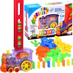trenuleț de domino cu alimentator, 80 piese