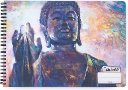 Skicac A4 40 coli 190g Budha