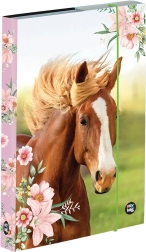 Cutie pentru caiete A5 cu motiv cai