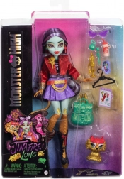 Păpușa Monster High Jinafire Long cu animal de companie