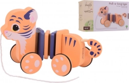 Tigru de tras din lemn Jouéco