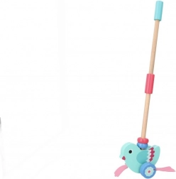 Păsărică din lemn de împins Adam Toys