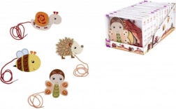 Set de broderie din lemn cu animăluțe – 15 piese