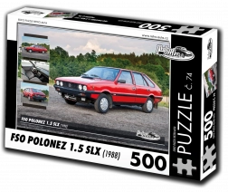 Puzzle RETRO-AUTA FSO Polonez 1.5 SLX (1988) – 500 de piese