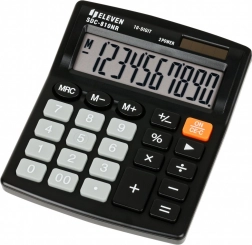Calculator de birou ELEVEN SDC-810NR negru